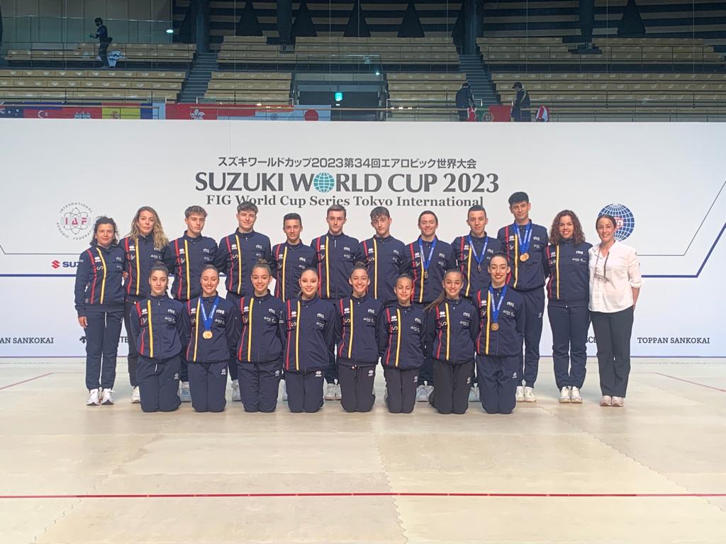 El TeamESP de AER regresa de Tokio con 12 medallas en las finales