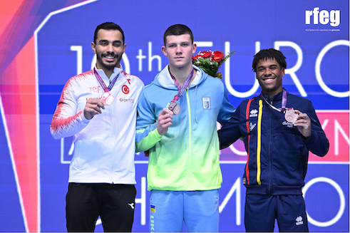 Thierno Diallo, bronce en el Campeonato de Europa