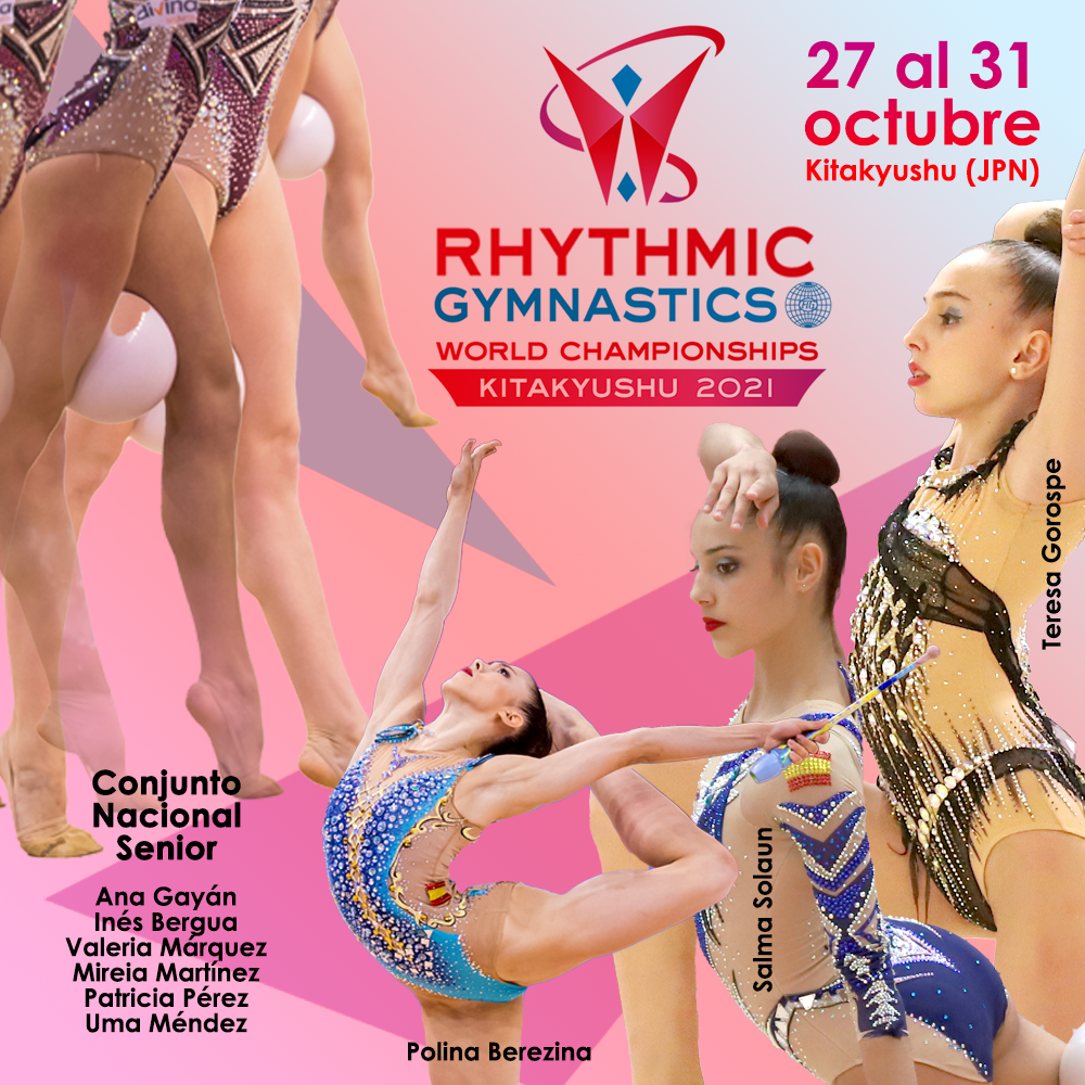 Convocatoria provisional Campeonato del Mundo de gimnasia rítmica