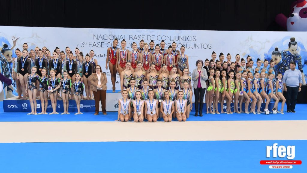 La Federación Canaria, oro en la Copa de España de conjuntos
